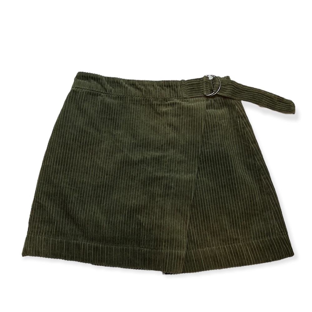 Corduroy High Waisted Mini Skirt